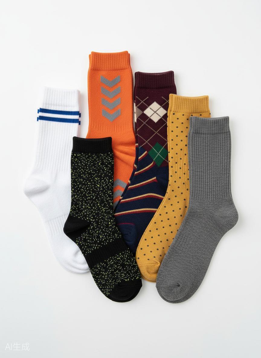 Socks manufacturing - ankle, crew, no-show, stockings